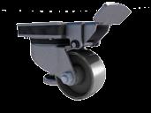 WHEELS AND CASTERS FOR SERIES 36,5 LIFTING CASTER Load bearing capacity Article no.: 5020 00N 2 Scope of supply incl.