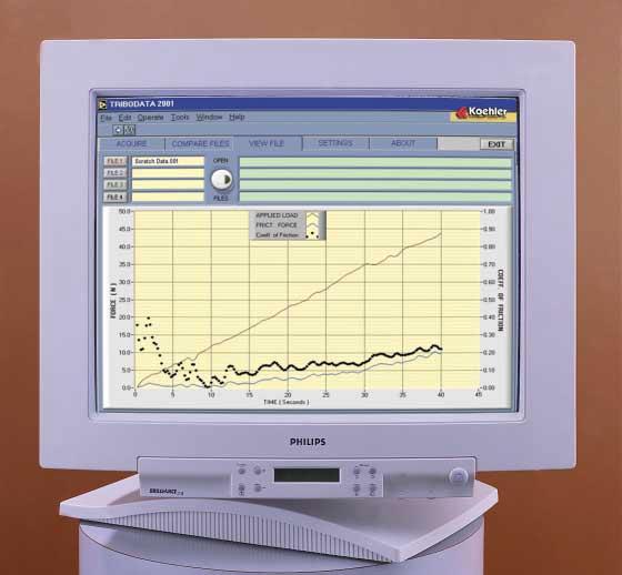 Tribology Data Acquisition System TriboDATA Data Acquisition System Powerful data acquisition system provides analog to digital conversion and data analysis of test results for many tribology