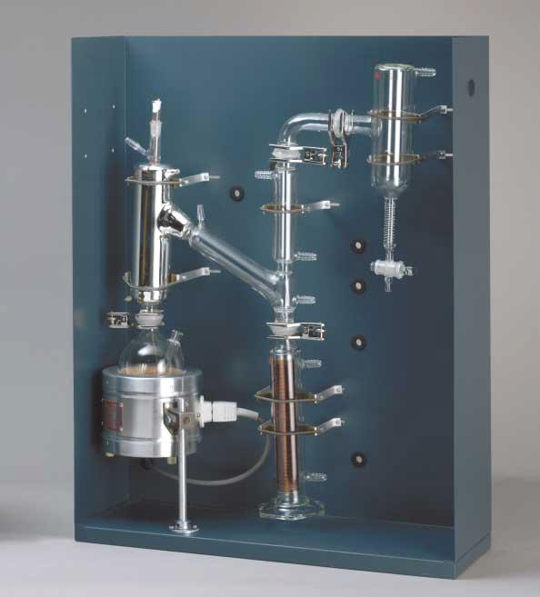 Distillation of Petroleum Products at Reduced Pressure Test Method The sample is distilled at a controlled, reduced pressure under conditions which provide approximately one theoretical plate