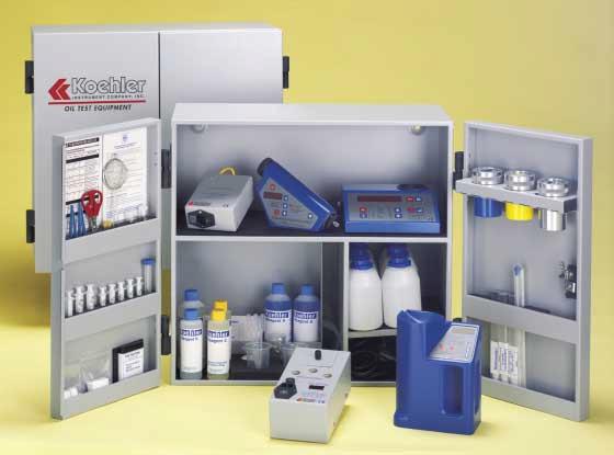Field Test Kits for Oil Condition Monitoring Custom test centers and oil analysis software for tracking and managing test data are available as options.