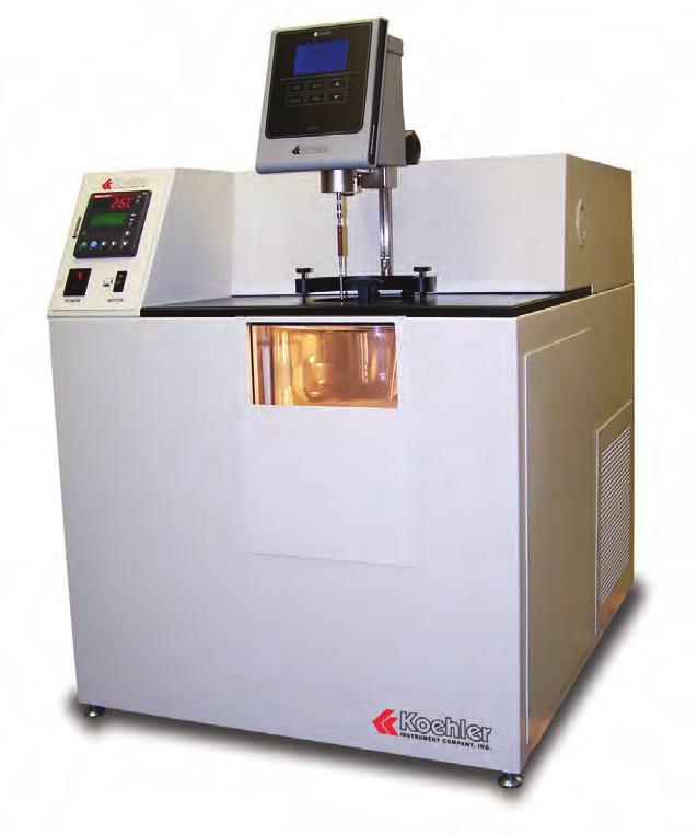 Low Temperature Viscosity Measured by Rotational Viscometer BVS5000 Programmable Brookfield Viscosity Liquid Bath System Sample soaking and testing in a single bath, eliminating the need for an air