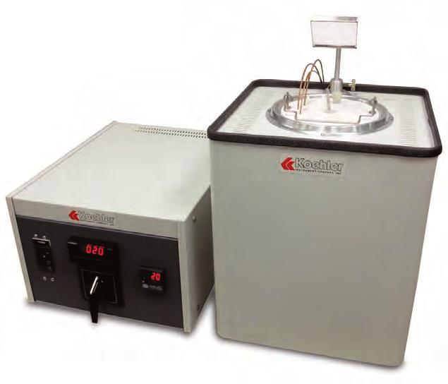 Autoignition Temperature of Liquid Chemicals Determines the lowest temperature at which the vapors of a liquid or solid chemical sample will self-ignite under prescribed laboratory conditions.