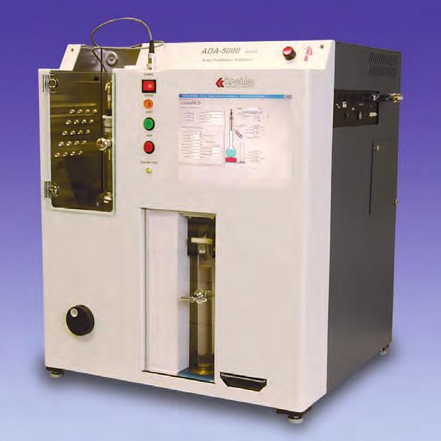 Automatic Distillation of Petroleum Products Dry Point Detection as Standard Feature- Dry point can be detected visually or by automatic detection for ASTM D850 and D1078 test methods.