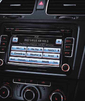 Give your the available touchscreen sound system and MDI with ipod cable so you can easily navigate your playlists, albums, and songs.