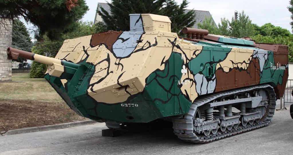 Stéphane Lesaffre, June 2017 Saint Chamond Musée des Blindés, Saumur (France) running condition This tank was previously at Aberdeen Proving