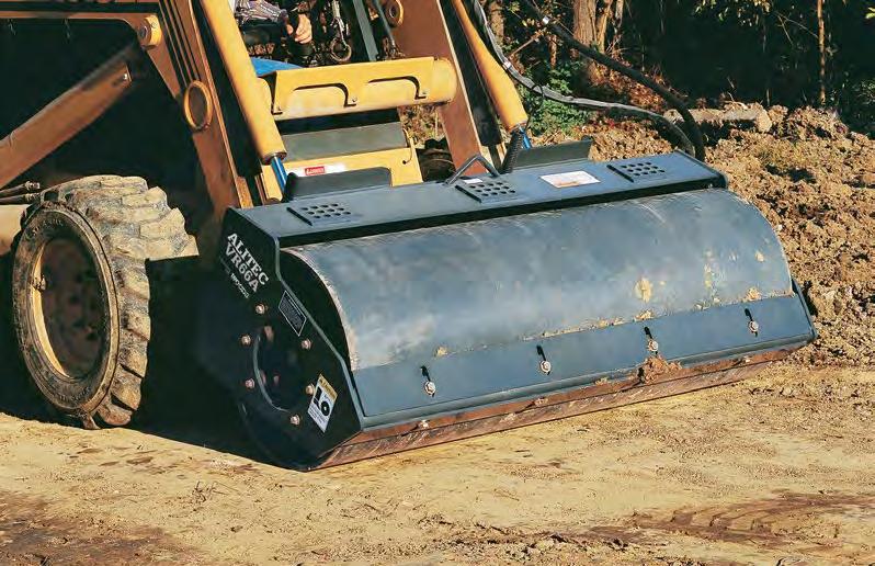 VIBRATORY ROLLERS SKID STEER Attachments VR66A Vibratory Rollers VR48A 48 inches VR66A 66 inches VR73A 73 inches VR84A 84 inches Choose from two different drum profiles for different soil