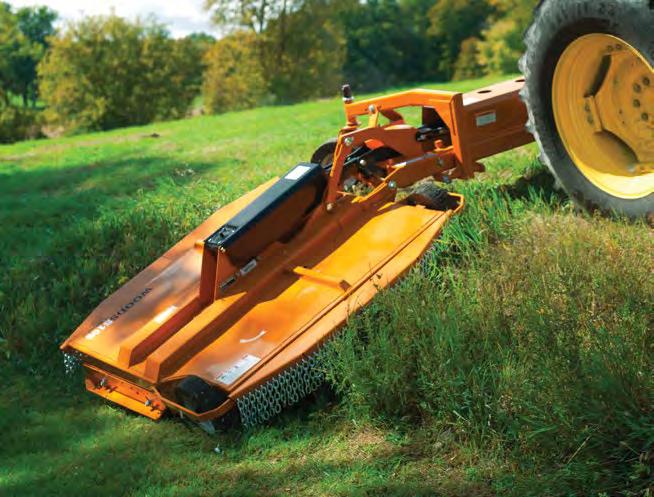 Hard - to - reach road side ditches, shoulders and banks are no match for our ditch bank cutters.