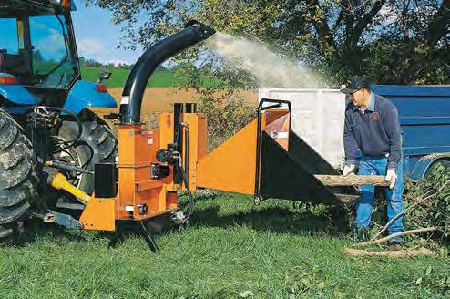Tractor PTO HP range: 15-50 hp Model TSG50 20-inch cutting wheel Grind stumps 16 inches above and below Twenty - four tough, carbide steel teeth cut bi - directionally for increased productivity