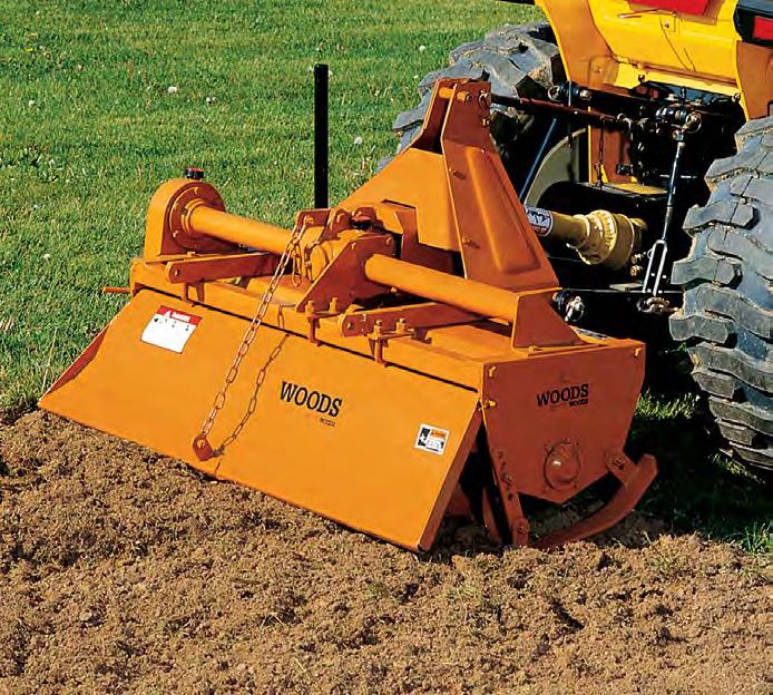 FORWARD ROTATION ROTARY TILLERS TILLAGE Equipment Tractor PTO HP range: 25-50 hp 40 - Series Rotary Tillers Models RT60.40/RTR60.40 59-inch RT72.40/RTR72.