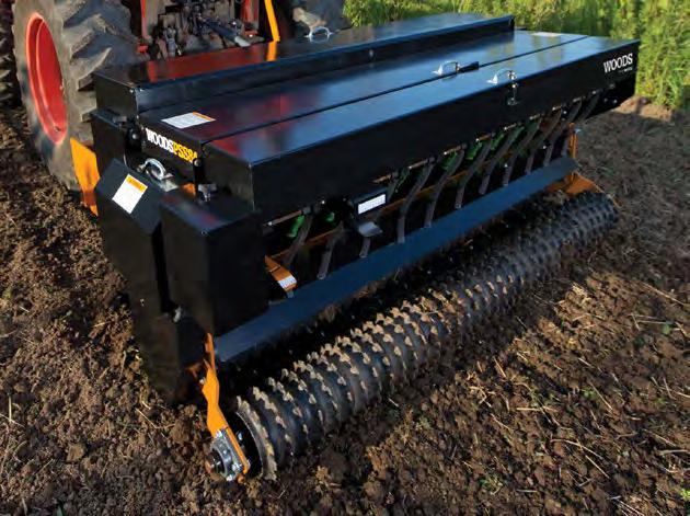 PRECISION SUPER SEEDER Seeders Tractor HP range: 25-45 hp Models PSS48 49-inch PSS60 60-inch Three - point hitch: Cat 1 & 2 Working widths from 48 60 inches Tractor HP range: 30-85 hp Models PSS72