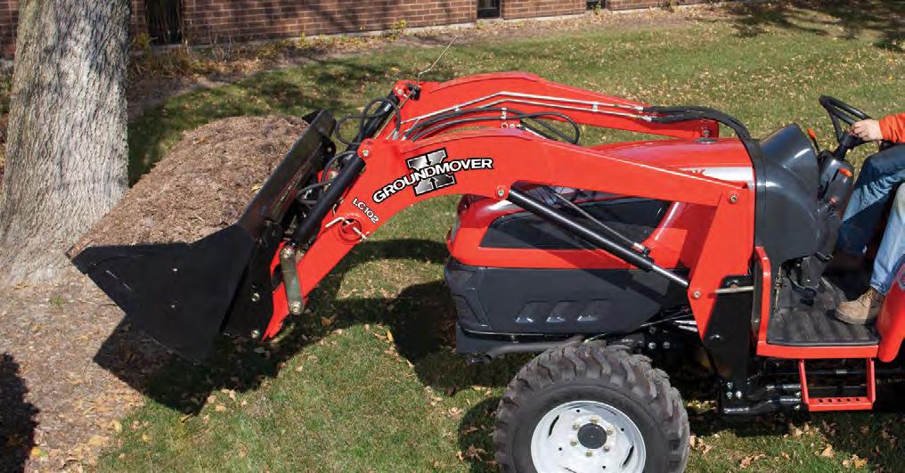 WOODS LC-SERIES LOADERS LS96R FRONT - END Loaders Available colors: Black or painted to match most tractor brands Woods LC-Series Loaders Ideal for use on compact