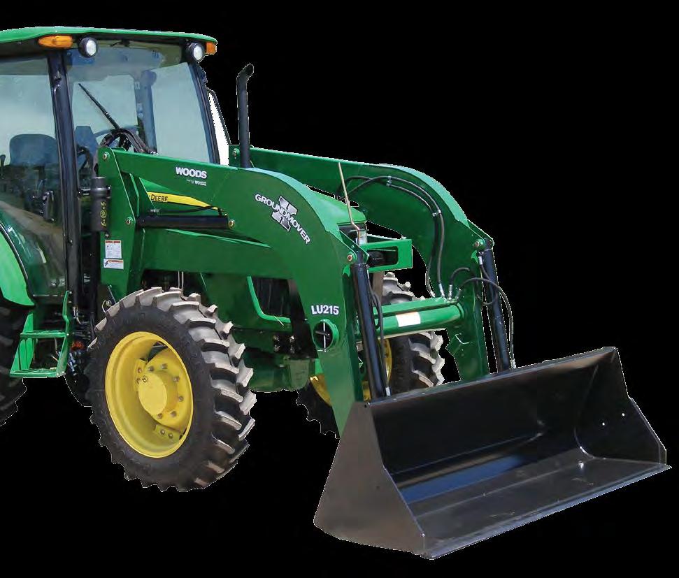 WOODS LU - SERIES LOADERS FRONT - END Loaders LU215 Loader The model LU215 Spee-D-Tach loader is the ideal choice for commercial and agricultural applications.