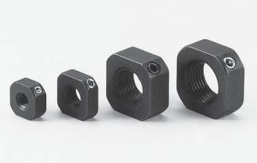 In addition to the support units, NSK has other components for the ball screw as shown below. Lock nuts Ball screw support bearing must be installed with minimum inclination.