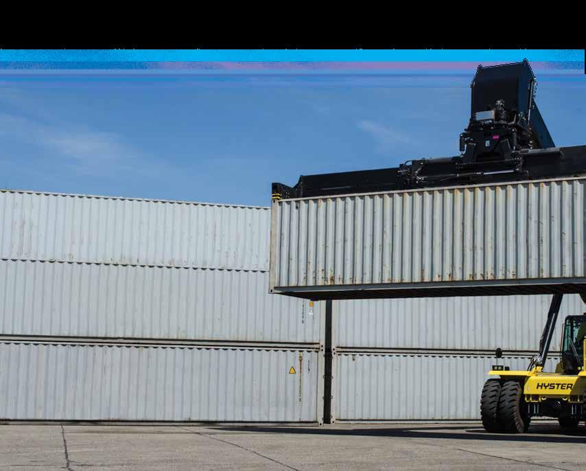 RS45-46 SERIES TOUGH TRUCKS FOR CONTAINER HANDLING APPLICATIONS Hyster Company s reputation for providing industry leading solutions for container handling