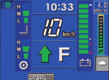 Instantaneous power consumption (ECO gauge) * 1 2 3 4 6 13 5 7 8 9 10 11 12 14 Komatsu Machine Tracking System KOMTRAX* can provide various machine information