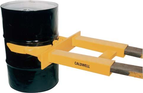 Complies with OSHA regulations. Capacities are for the attachment only and are Drum Capacity Steel Drum Diameter (in.) Fork Pocket Fork Pocket Spacing Weight Model Number Each (lbs.) 55 Gal. 30 Gal.