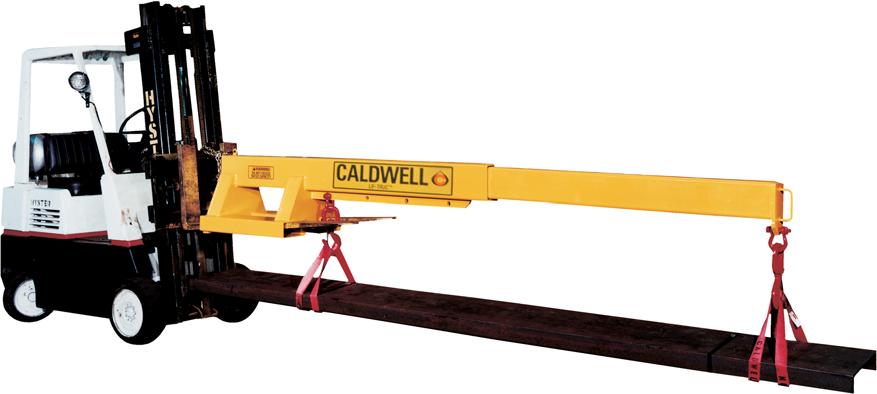 Booms Model FB - Telescoping Fork Lift Booms The Fixed Boom, Model FB, has a telescoping boom with a maximum horizontal reach of 12 feet. This model is available in 3,000, 4,000, 6,000 and 8,000 lb.