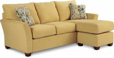 317 EDEN SOFA & OTTOMAN WITH CHAISE CUSHION Shown in Linkage B100544 Buttercup, P1: F100643 061-317 063-317 023-317 024-317 051-317 05S-317 06S-317 SOFA and OTTOMAN with CHAISE CUSHION 38 H X 84 W X