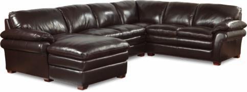410 BROCK SIGNATURE LEATHER STATIONARY SECTIONAL Shown in Chesapeake LE104879 Molasses 73D-410 73E-410 73L-410 73R-410 73H-410 73W-410 73X-410 73D/73E-410 LEFT/RIGHT ARM SITTING SOFA 36 H x 59 W x 38.