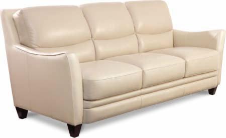 919 GRAHAM SIGNATURE LEATHER SOFA Shown in LE121836 Taupe 730-919 700-919 740-919 710-919 STATIONARY SOFA 36.5 H x 81.5 W x 39.