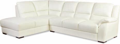 961 TEAGUE SIGNATURE LEATHER STATIONARY SECTIONAL Shown in Bermuda LE121831 Ivory 73D-961 73E-961 740-961 73L-961 73R-961 73D/73E-961 LEFT/RIGHT ARM SITTING SOFA 39 H X 81 W X 39.