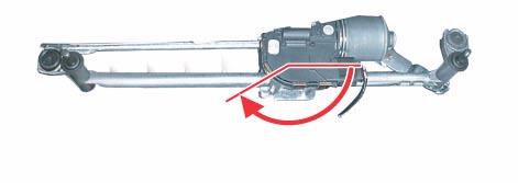 Onboard power supply The windscreen wiper system Wiper actuation The wiper system comprises of a single motor with mechanical connection between the wiper arms.