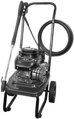BUILT TO LAST Gasoline Powered Pressure Washers Product Manual PW2002 and PW2102 Please record Model No. and Serial No. for use when contacting the manufacturer: Model No. Purchase date Serial No.