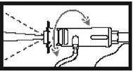 High Pressure Soap Lance High Pressure Operation 1. Make sure pressure washer is running. 2. Rotate indicator on cap to the On position to apply soap (Figure 4)