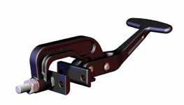 353 Series Pull Action Latch Clamps Dimensions 353-35