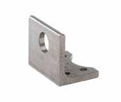 Stainless steel toggle clamps No. 6844NI Push-pull type toggle clamp short version. For push and pull-clamping. Stainless steel, polished. Long rod-guide with attaching thread and nut.