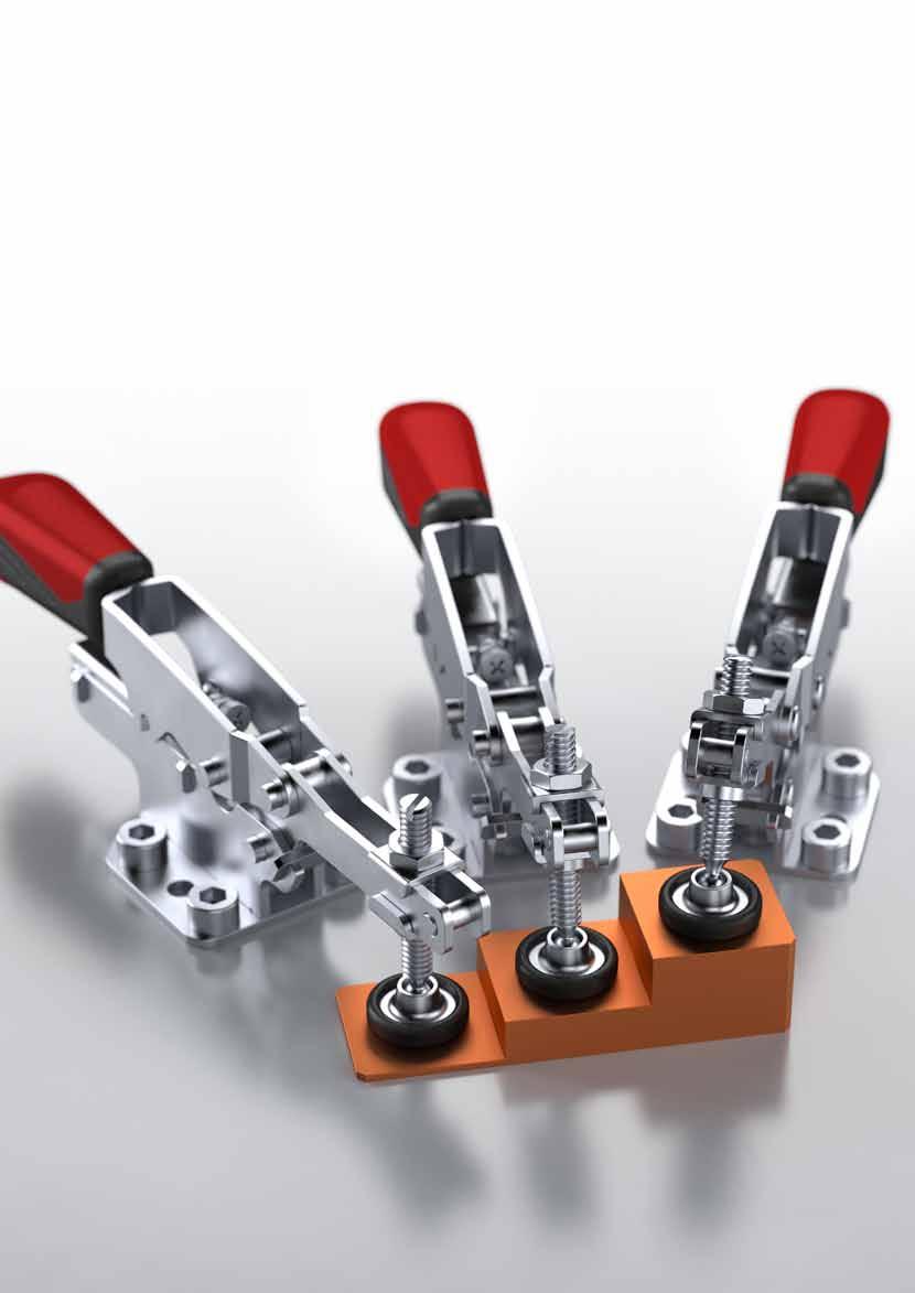 VARIABLE TOGGLE CLAMPs The benefits at a glance: > Variable clamping height > Clamps different workpiece types > Ideal for small batch sizes > Adjustable