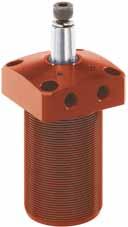 Mounting: - from above with cap screws through the flange - from below in a bore in the fixture using grooved nuts and clamping against the flange - from above with grooved nuts against the fixture