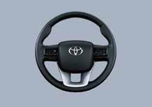 Leather Steering Wheel [G variants only] Feel confident with the leather wrapped, tilt