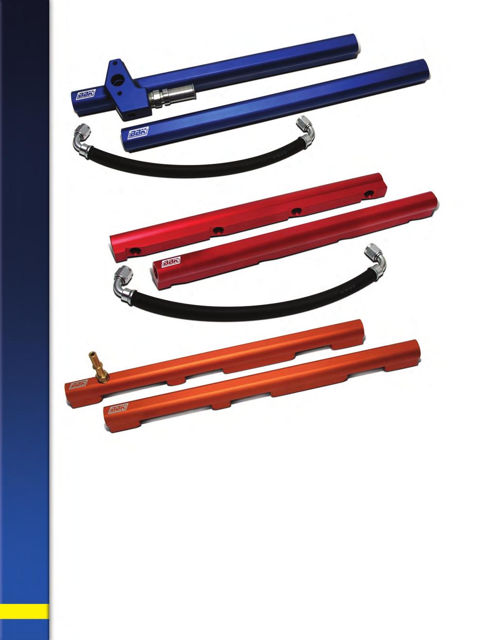 HIGH FLOW FUEL RAIL KITS GM FORD dodge 24 HIGH FLOW BILLET ALUMINUM FUEL RAIL SYSTEMS Built from lightweight CNC machined extruded aircraft quality aluminum, these new high-flow fuel rail systems
