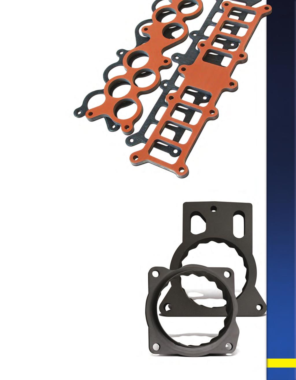 PHENOLIC MUSTANG MANIFOLD SPACERS EASY TO INSTALL, INCLUDES NEW BOLTS & GASKETS BOLT-ON 4 7 HORSEPOWER BY REDUCING HEAT AND INCREASING RUNNER LENGTHS As one of the most affordable bolt-ons for today