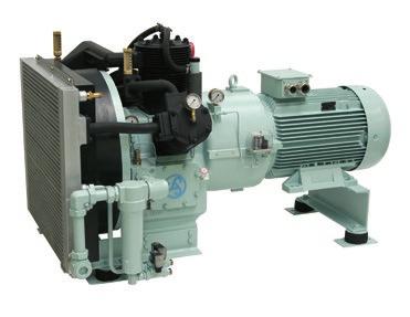 Screw-type compressors, unlike oscillating reciprocating compressors, compress air in rotating screws, and operate without valves.