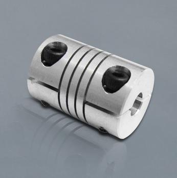 Page 6 BR Helical Coupling One-piece metallic spring coupling Compensate for axial, angular and parallel misalignment by spring action No requirement for maintenance Zero backlash Aluminium Alloy