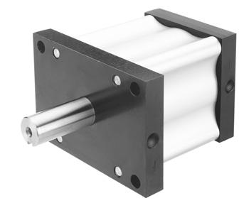 Options- Combination Flange The flange option can be combined with either head, or the Adjustable Stroke Control housing of the actuator to minimize the overall length of the actuator.