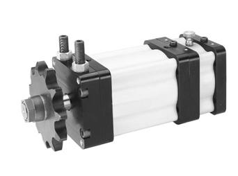 This option can be used to enhance the response time of an actuator by consuming the excess volume of the rotary actuator.