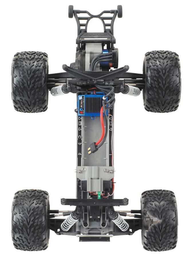 Anatomy of the Stampede Shock (Oil Damper) Steering Block Half Shaft Turnbuckle (Front Camber Link ) Suspension Arm (Rear) Chassis Rear Body Mount Traxxas High- Current Connector Brushless Motor