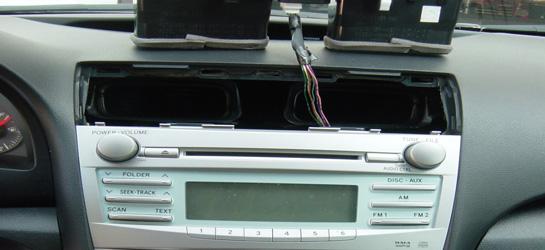 Toyota Camry 5 - Remove the Factory Radio You will need to remove the Factory