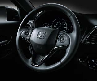 * STEERING WHEEL-MOUNTED CONTROLS Make a call, adjust the volume, or change the music.