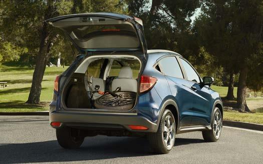 UTILITY MODE Versatility rules. HR-V EX-L Navi shown with Leather.