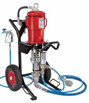 Super Omega 23:1 34:1 40:1. Complete with Accessories. Nozzle not included. SUPER OMEGA pneumatic airless pump K65403 Super Omega 23:1 On trolley 5.