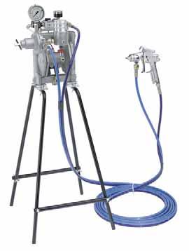 Larius 2 Low pressure- Double diaphragm. Complete with Accessories. Nozzle included (Size on choice) LARIUS 2 Paint systems K8115 1.