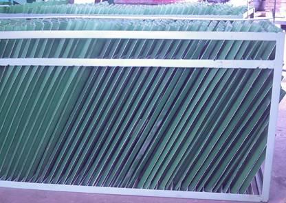 The number of sections and sheets vary for each application requirement, flow characteristics,