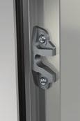 8 Innovative approach from ALUTECH/GUENTHER offers substantially better operational characteristics of the wicket door 1 Narrow profiles of the wicket door