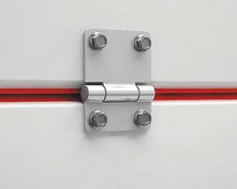 Upper roller bracket of CLASSIC garage doors Easy regulation Adjustable roller brackets are used in ALUTECH/ GUENTHER doors which allows firm