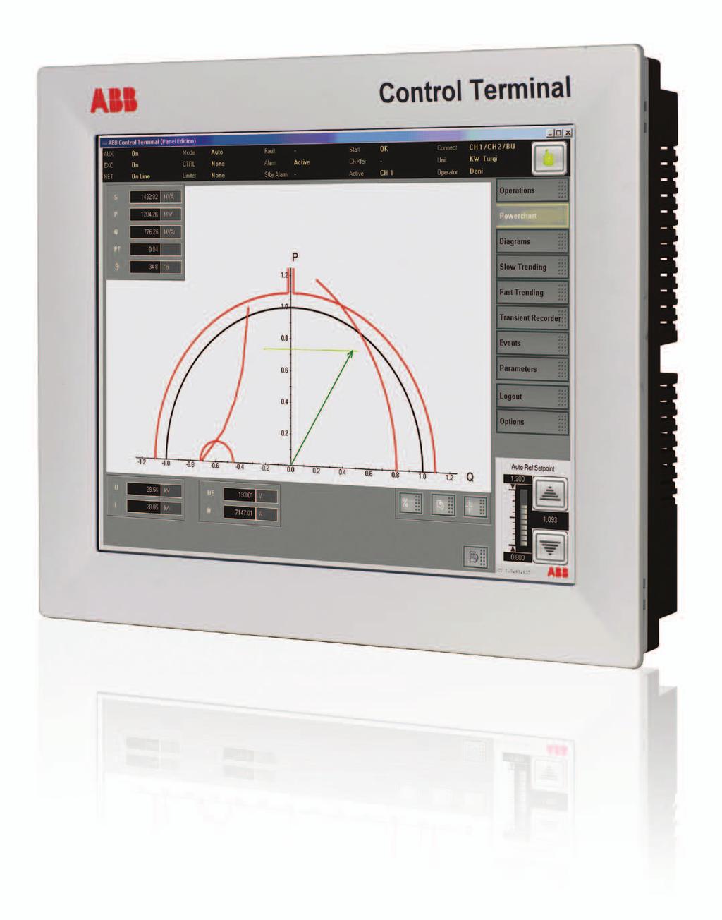 Communication features The communication features of UNITROL 6800 systems ensure simple and user-friendly human machine interaction, whether it comes to system commissioning or integration into the