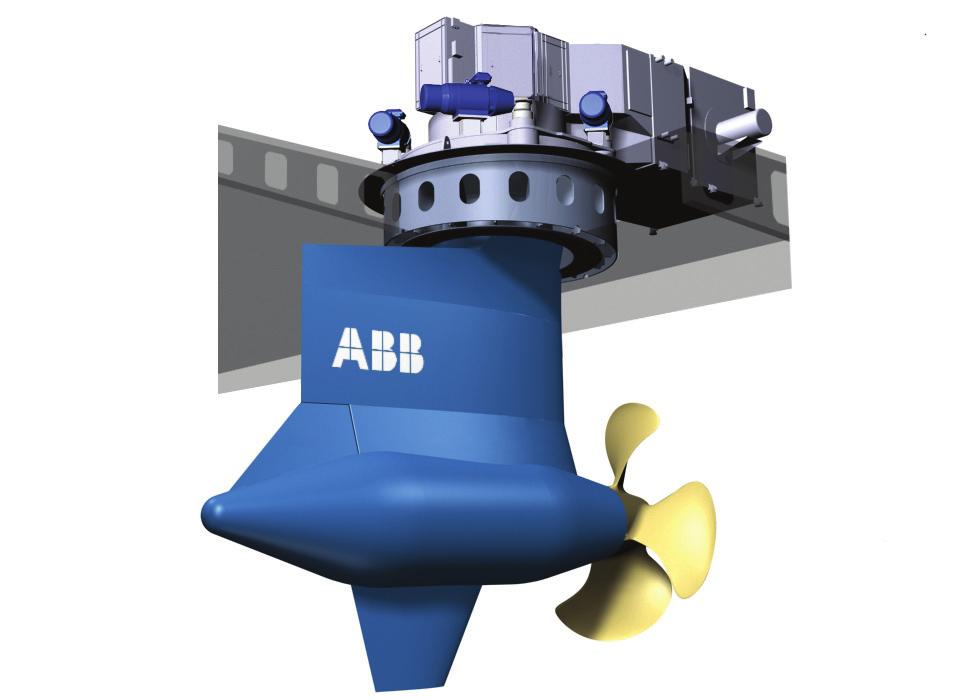 1 General Azipod is an electric azimuthing propulsion system. The electric motor is inside a submerged pod.